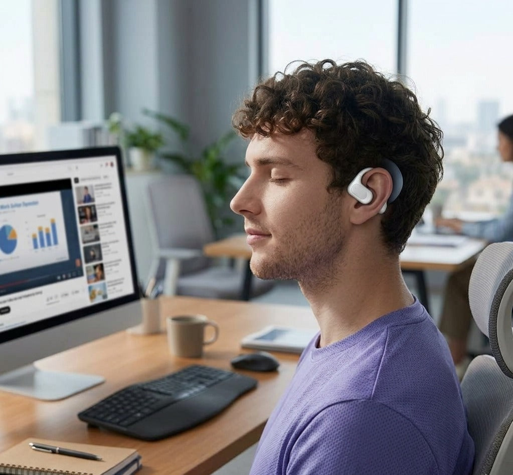 Audífonos T5 Bluetooth 5.3 | Inalámbricos Deportivos, Ligeros y Sumergibles | INOTEK