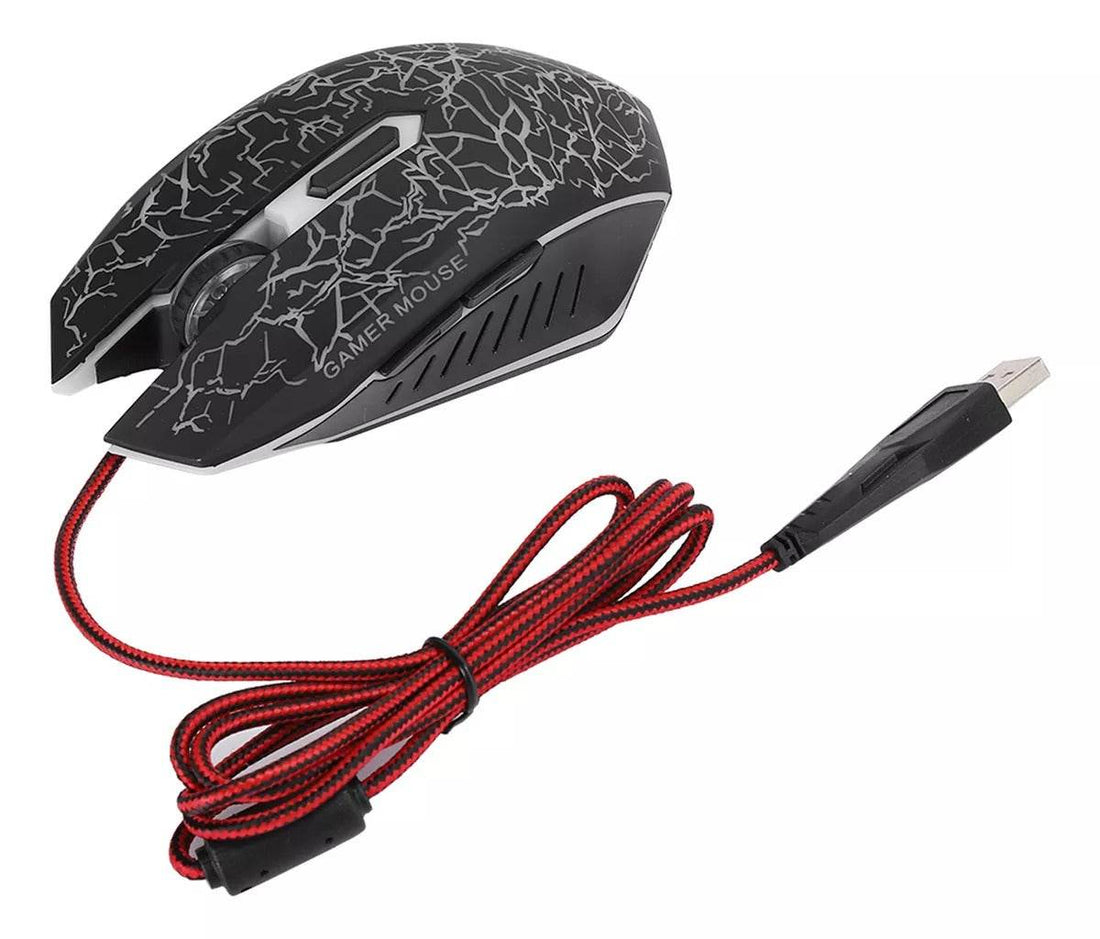 Mouse LX-X7 3200 DPI - Ergonómico 6 Botones Plug & Play | INOTEK