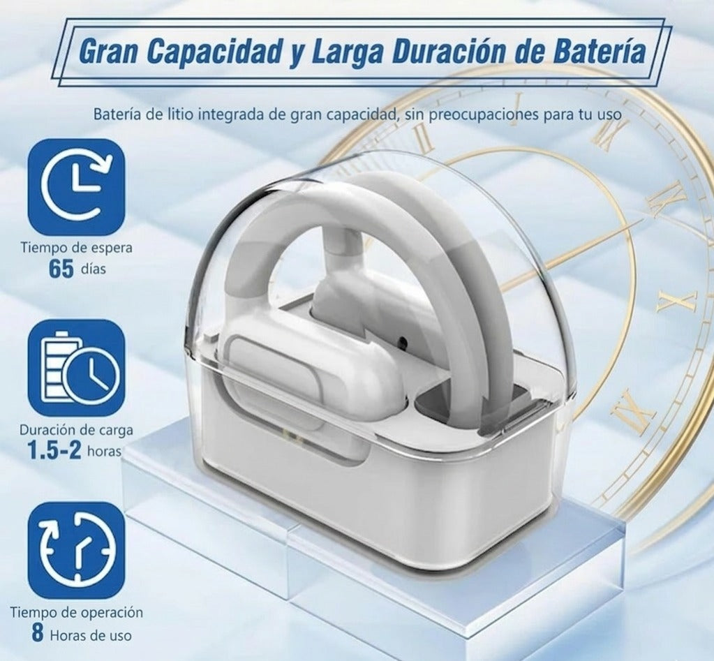 Audífonos T5 Bluetooth 5.3 | Inalámbricos Deportivos, Ligeros y Sumergibles | INOTEK