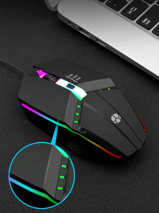 Mouse Gamer X3 Ergonómico - DPI 800-1600 3 Botones | INOTEK