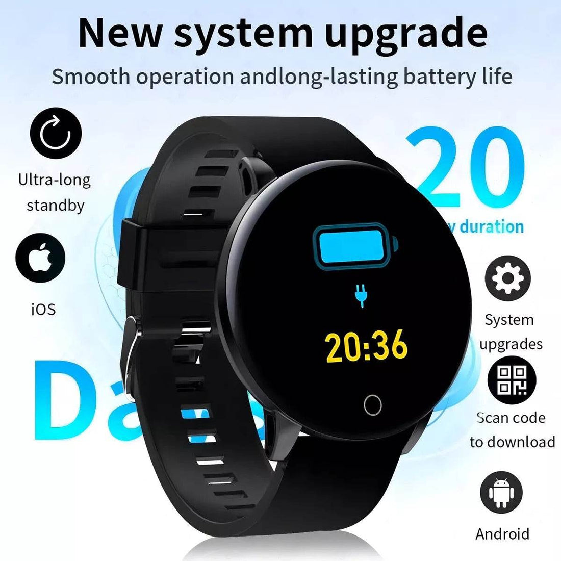 Smartwatch D18 | Salud, Llamadas Bluetooth y Notificaciones