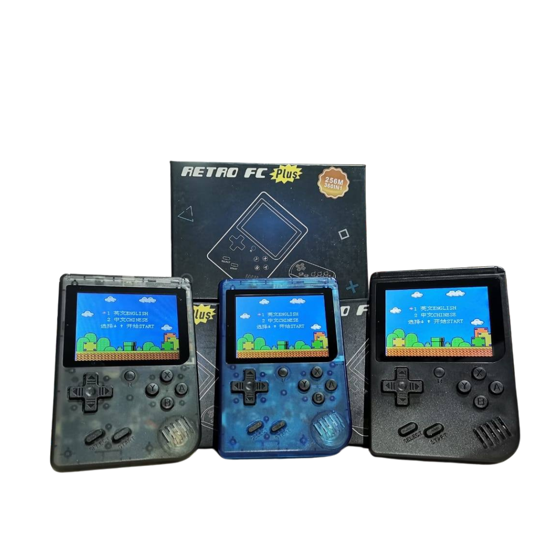 Consola Retro Plus 400 juegos en 1 | Portátil, Modo 2 Jugadores y Conexión a TV